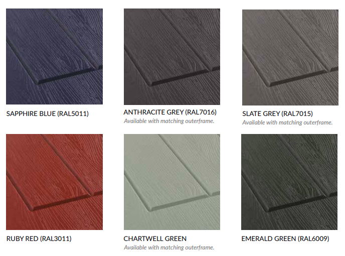 Rockdoor Composite Door colours