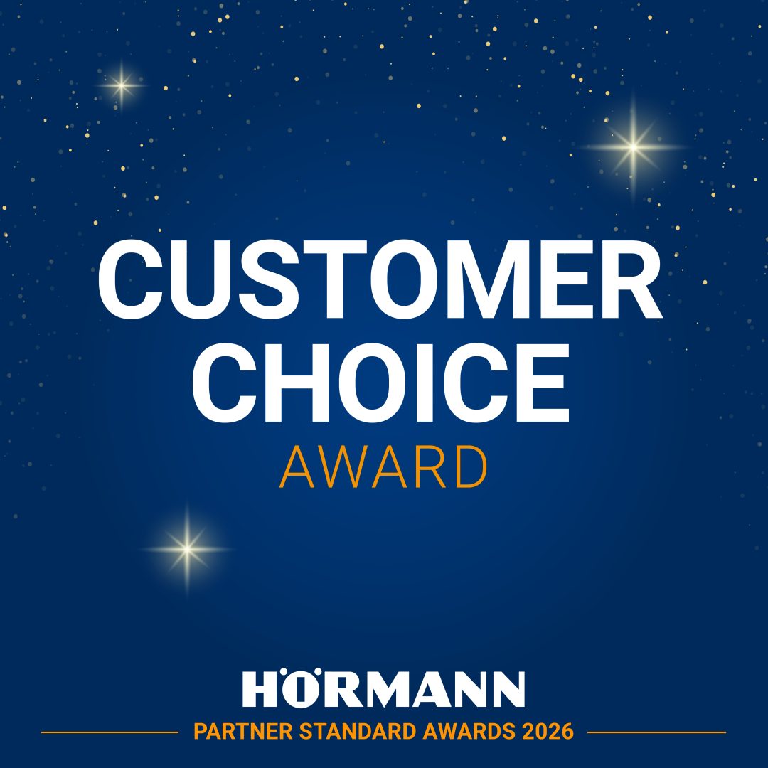 ZAP Garage Doors Wins Hörmann Customer Choice Award 2026