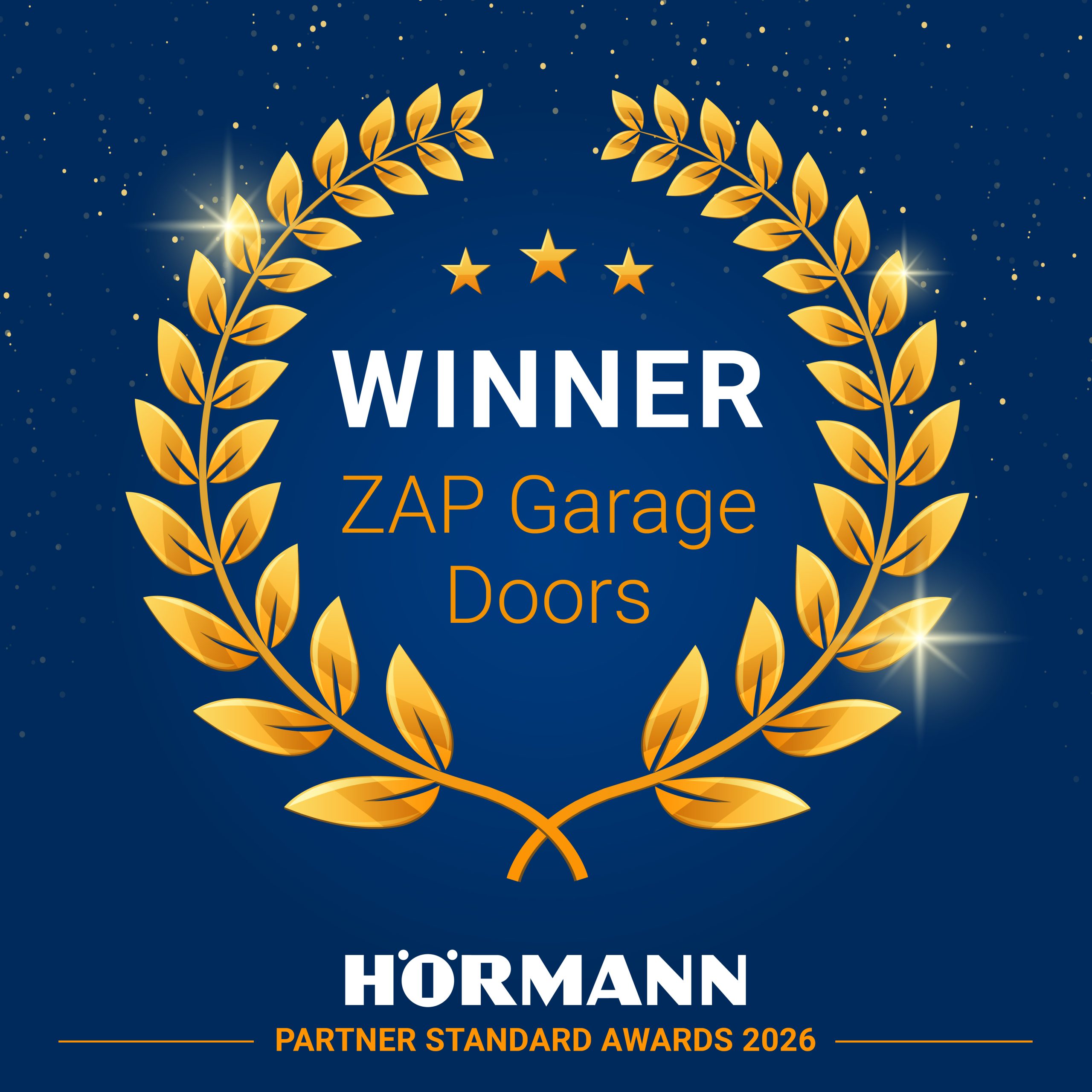 ZAP Garage Doors Wins Hörmann Customer Choice Award 2026